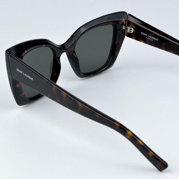 Saint Laurent SL552 008 BRAND NEW Sunglasses Havana Grey Cat Eye Women - Picture 10 of 14